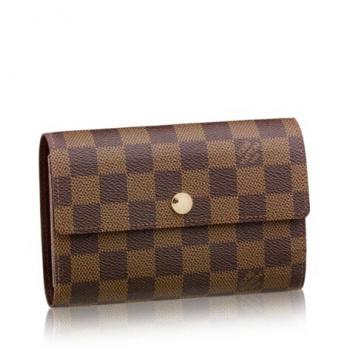 Louis Vuitton Alexandra Wallet Damier Ebene N63067