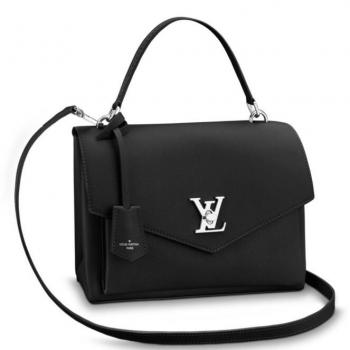 Louis Vuitton Black My Lockme Bag M54849