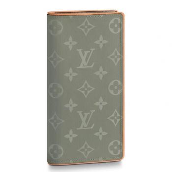 Louis Vuitton Brazza Wallet Monogram Titanium M63236