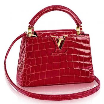 Louis Vuitton Capucines Mini Crocodile Bag N93254