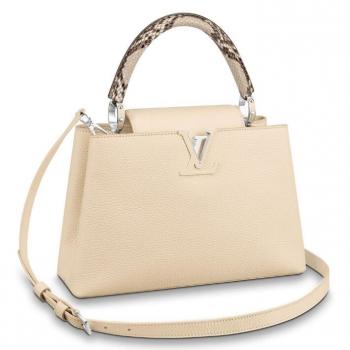 Louis Vuitton Capucines PM Bag With Python Handle N95832