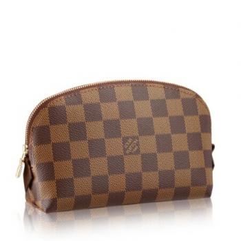 Louis Vuitton Cosmetic Pouch Damier Ebene N47516