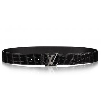 Louis Vuitton Crocodile LV Initiales 40MM Belt M9896T