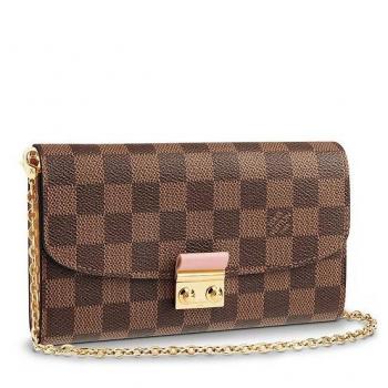 Louis Vuitton Croisette Wallet Damier Ebene N61273