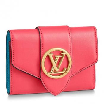 Louis Vuitton Dahlia Pink LV Pont 9 Compact Wallet M69177