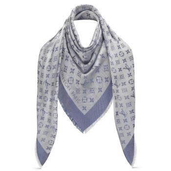 Louis Vuitton Denim Monogram Shawl M71382