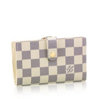 Louis Vuitton French Purse Damier Azur N61676