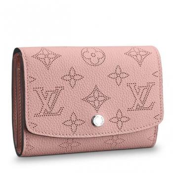 Louis Vuitton Iris Compact Wallet Mahina Leather M62541