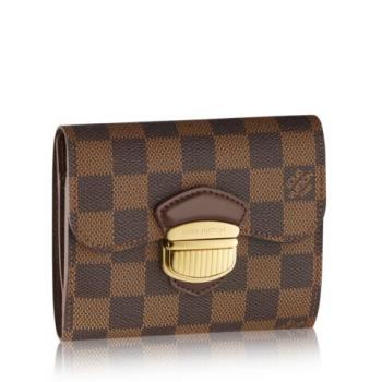 Louis Vuitton Joey Wallet Damier Ebene N60034