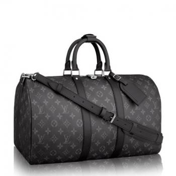 Louis Vuitton Keepall 45 Bandouliere Monogram Eclipse M40569