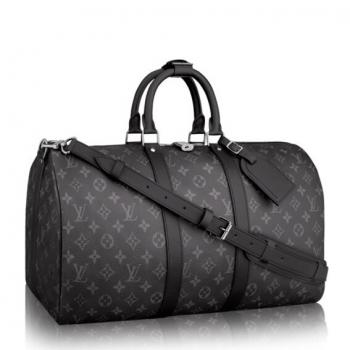 Louis Vuitton Keepall 55 Bandouliere Monogram Eclipse M40605