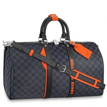 Louis Vuitton Keepall Bandouliere 45 Damier Cobalt Race N40166