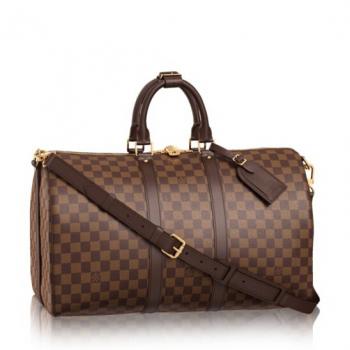 Louis Vuitton Keepall Bandouliere 45 Damier Ebene N41428