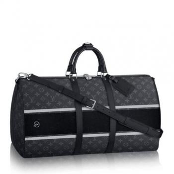 Louis Vuitton Keepall Bandouliere 45 Monogram Eclipse Flash M43413