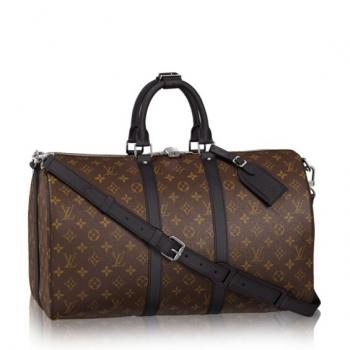 Louis Vuitton Keepall Bandouliere 45 Monogram Macassar M56711