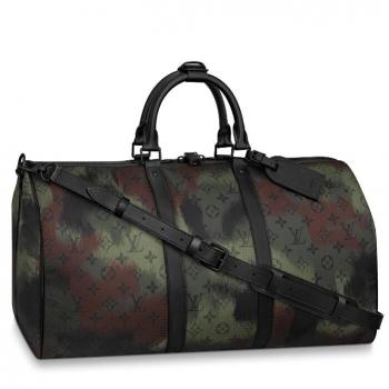 Louis Vuitton Keepall Bandouliere 50 Monogram Camouflage M56416