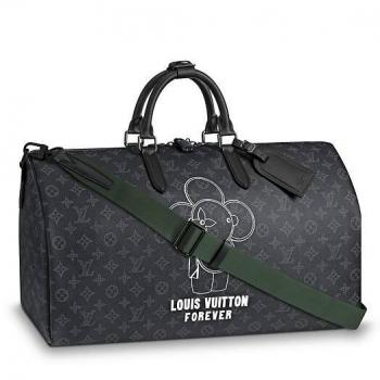 Louis Vuitton Keepall Bandouliere 50 Monogram Eclipse M43683