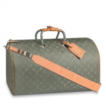 Louis Vuitton Keepall Bandouliere 50 Monogram Titanium M43886