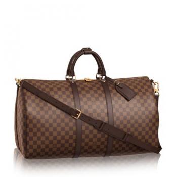 Louis Vuitton Keepall Bandouliere 55 Damier Ebene N41414