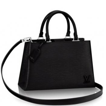 Louis Vuitton Kleber PM Bag In Black Epi Leather M51334