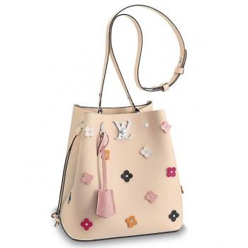 Louis Vuitton Lockme Bucket Monogram Flower Bag M53081