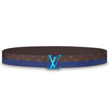 Louis Vuitton LV Initiales 40mm Belt Monogram Blue MP033S