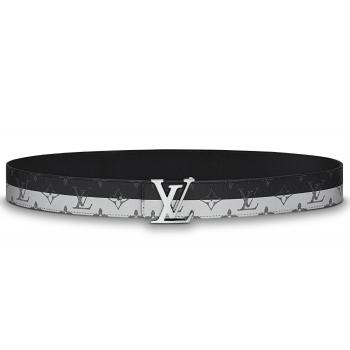 Louis Vuitton LV Initiales 40mm Belt Monogram Silver MP034Q