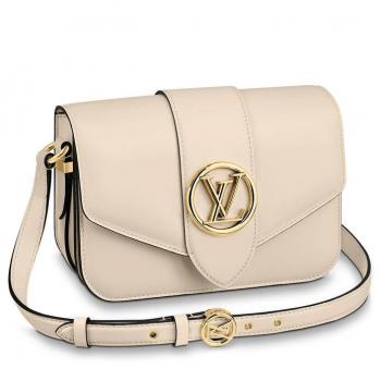 Louis Vuitton LV Pont 9 Bag In Cream Calfskin M55950