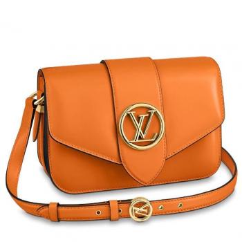 Louis Vuitton LV Pont 9 Bag In Orange Calfskin M55946