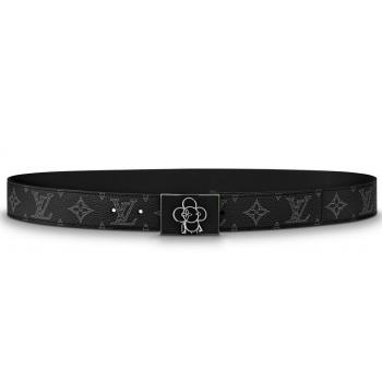 Louis Vuitton Metropole 35mm Belt Monogram Eclipse M0048T