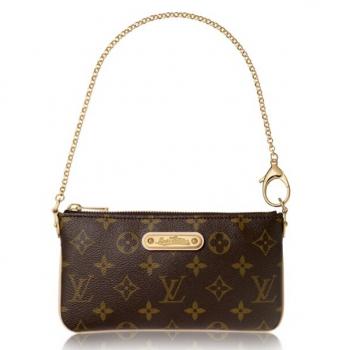 Louis Vuitton Milla Clutch MM Bag Monogram Canvas M60094