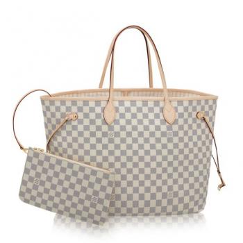 Louis Vuitton Neverfull GM Bag Damier Azur N41360