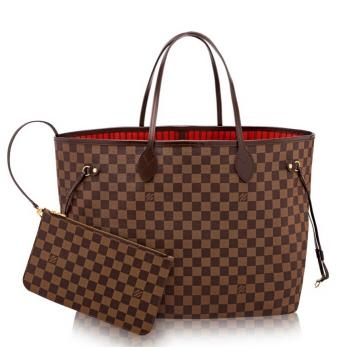 Louis Vuitton Neverfull GM Bag Damier Ebene N41357