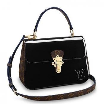 Louis Vuitton Noir Cherrywood Bag Patent Leather M53353