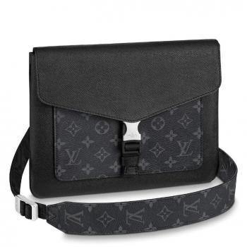 Louis Vuitton Outdoor Flap Messenger Taiga Eclipse M30413