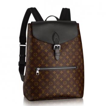 Louis Vuitton Palk Backpack Monogram Macassar M40637