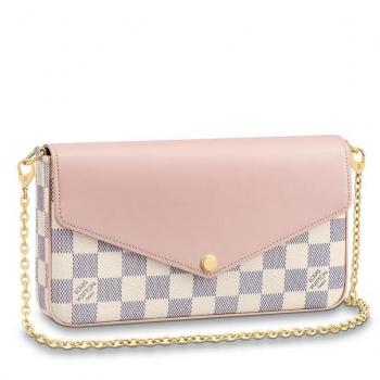 Louis Vuitton Pochette Felicie Damier Azur N60235