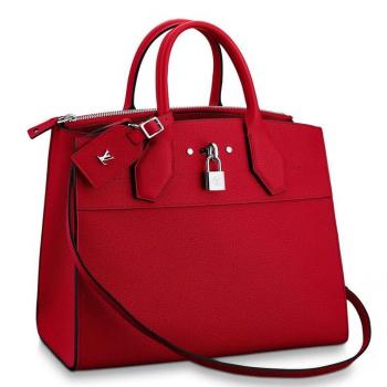 Louis Vuitton Red City Steamer MM Bag M53015