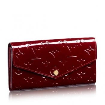 Louis Vuitton Sarah Wallet Monogram Vernis M90225