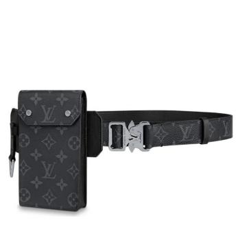 Louis Vuitton Utility 35mm Belt Monogram Eclipse M0235V