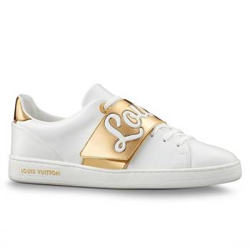 Louis Vuitton White Signature Frontrow Sneaker