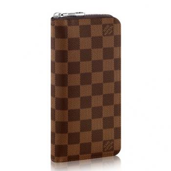 Louis Vuitton Zippy Wallet Vertical Damier Ebene N61207